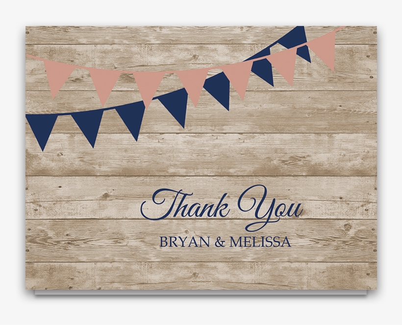 Thank You Card Rustic Wedding, transparent png #477708