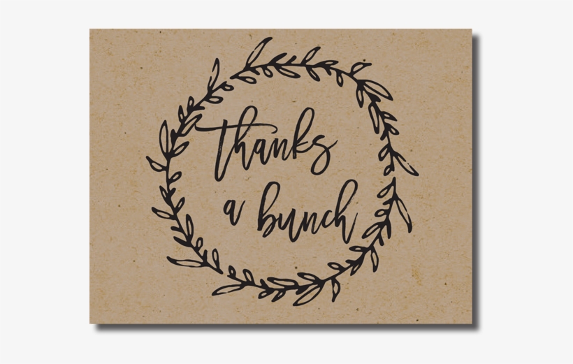 Thank You Card Single Sided - Cream Decorative Plaques By Willow + Blush By Vinyl, transparent png #477763
