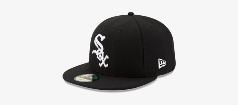 Men's Chicago White Sox New Era Black Game Authentic - White Sox Hat, transparent png #478262