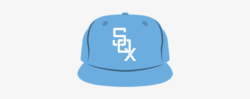 Powder Blue Sox Cap - Baseball Cap, transparent png #478484