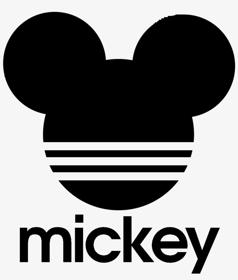 What You Need For Your Mickey Mouse Men's Sweater - Mickey Mouse Logo Black And White, transparent png #478485