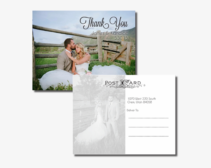 Thank You Card Two Sided - Picture Frame, transparent png #478506