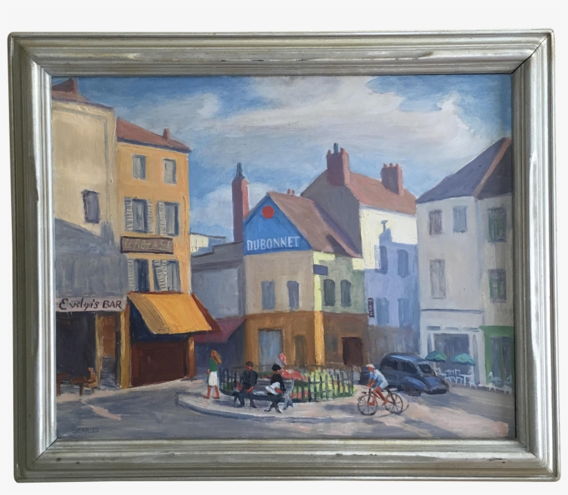 Boston Drawing Street Scene - Oil Painting, transparent png #478625