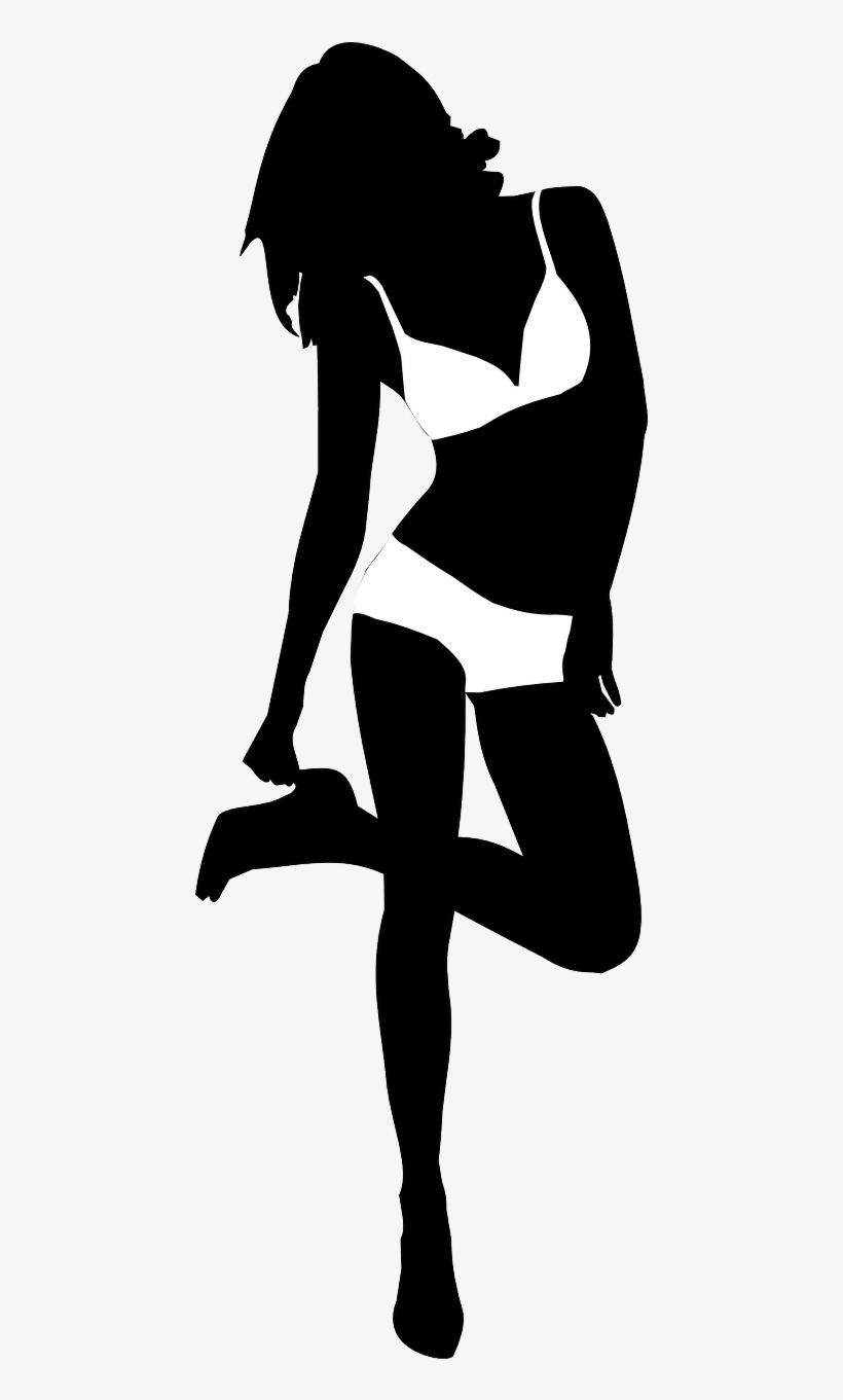 Woman Girl Sexy - Silhouette Cross Stitch Patterns Free, transparent png #478651
