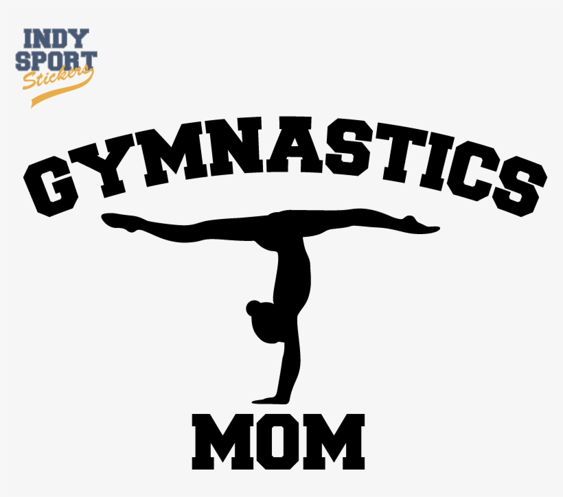 Gymnastics Mom With Silhouette Gymnast - Silhouette Gymnast, transparent png #478798