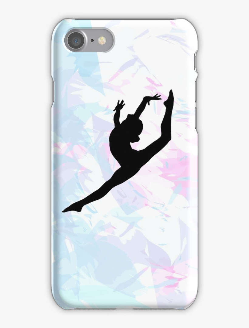 Water Colour Gymnastics Silhouette Iphone 7 Snap Case - Fundas De Gimnasia Rítmica, transparent png #478965