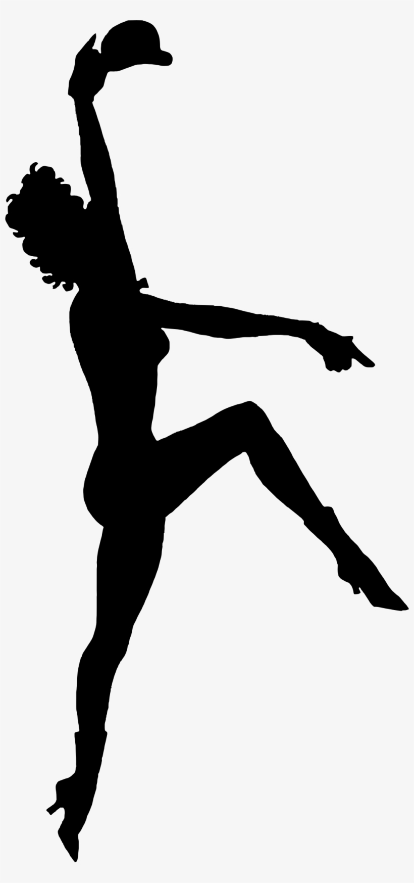 Vector Freeuse Download Vintage Broadway Dancer Big - Dancer Silhouette Png, transparent png #479229
