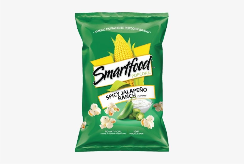 Smartfood Popcorn, Movie Theater Butter Flavored -, transparent png #479249