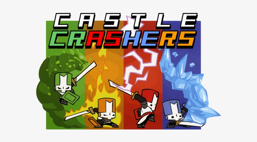 Castle Crashers Logo, transparent png #479476
