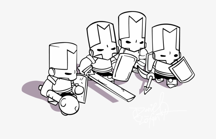 Castle Crashers Coloring Pages 2 Png - Imagenes De Castle Crashers Para Dibujar, transparent png #479759