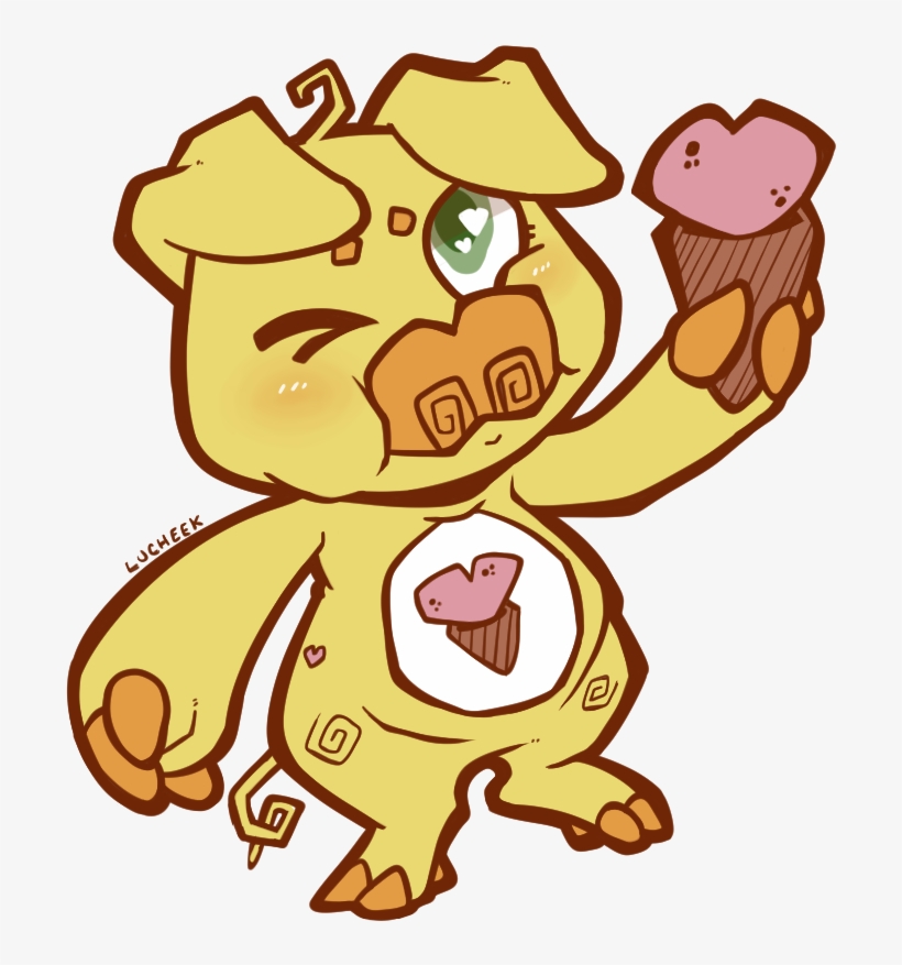 Lucheek Treat Heart Pig For The, transparent png #4700572