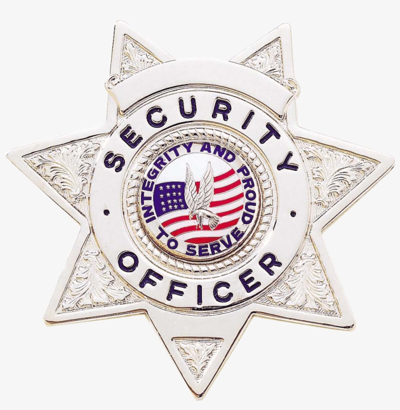 Blackinton B2077 Seven Point Security Officer Badge - Lawpro Deluxe Security Officer Shield Badge - Qm4105g, transparent png #4700815
