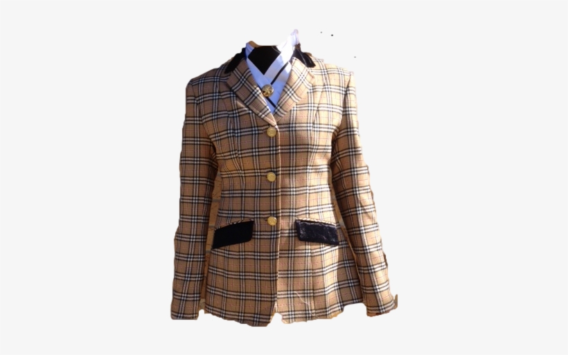 Mustard, Red, Cream & Black Check Burberry Show Hunter - Show Hunter, transparent png #4700957