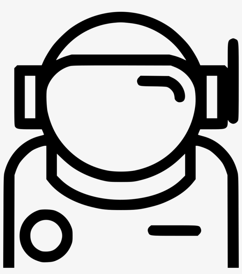 Astronaut Comments - Cutline Craft Astronaut Space Research Signs Shape, transparent png #4701875