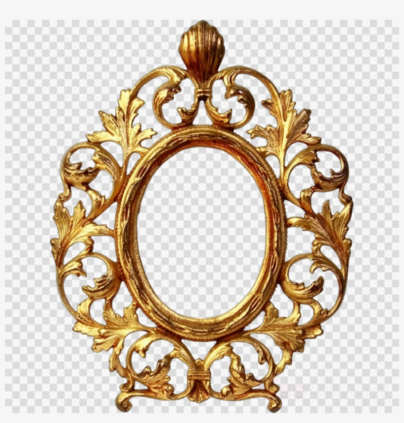 Download Golden Transparent Gold Frame Oval Png Clipart - Border A4 Sheet Design, transparent png #4702590