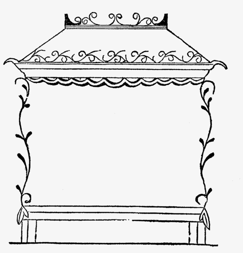 Decorative Frame Illustration - Furniture, transparent png #4702960