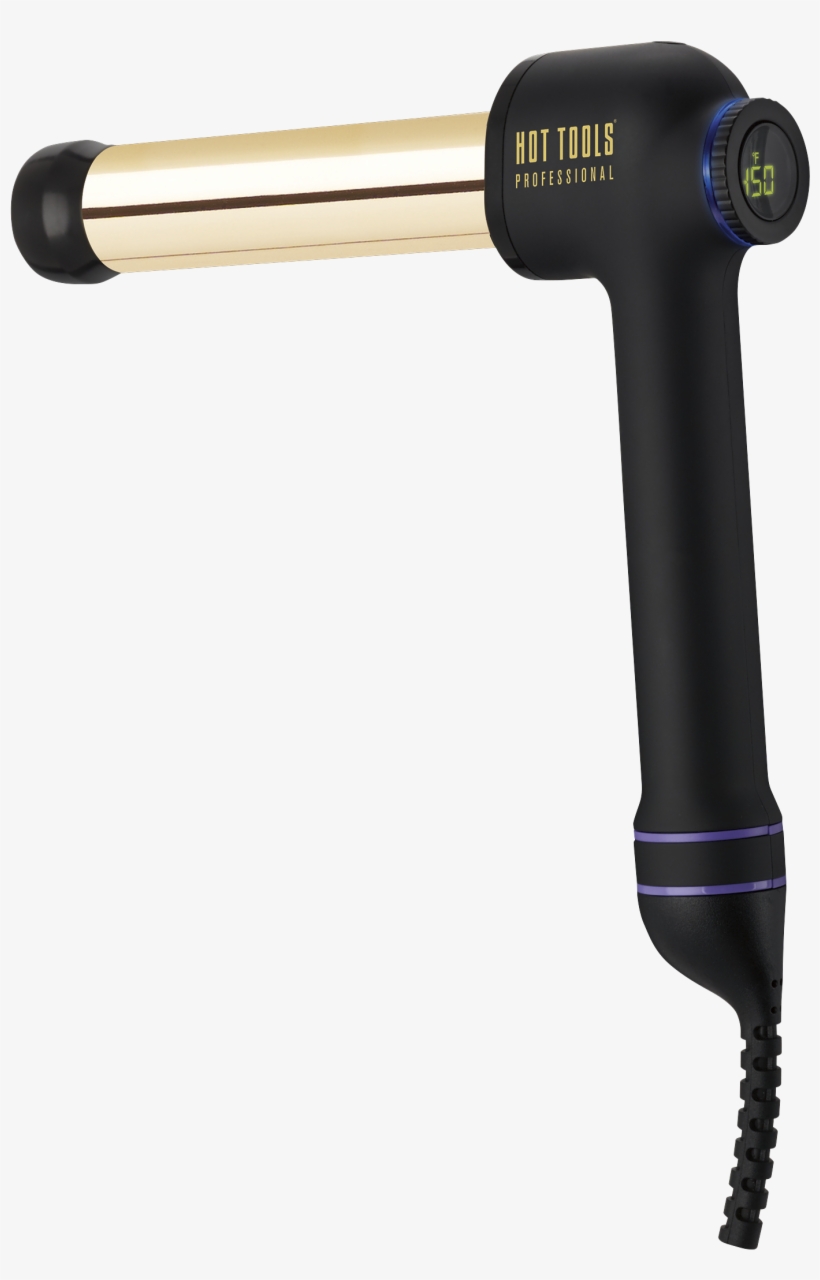 Beach Waves Hot Tools Curling Iron By The Best Beauty - Hot Tools Curl Bar 1" Curling Iron, transparent png #4705736