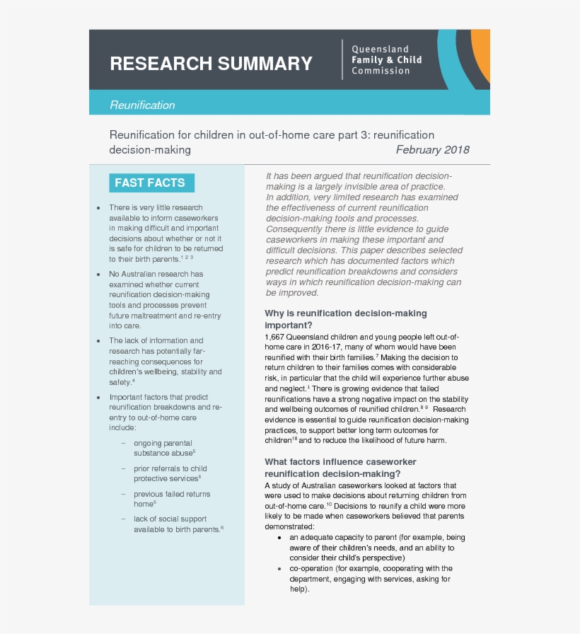 Reunification For Children In Out Of Home Care, transparent png #4705737