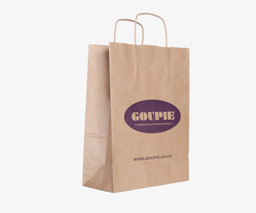 Printed Twisted Paper Handle Bags - Paper, transparent png #4706037