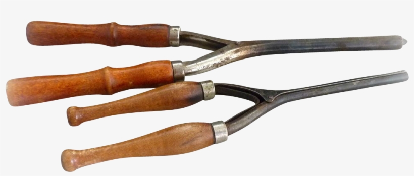 Antique Curling Irons Manual Stove Flame Heat - Curling Iron And Stove, transparent png #4706296