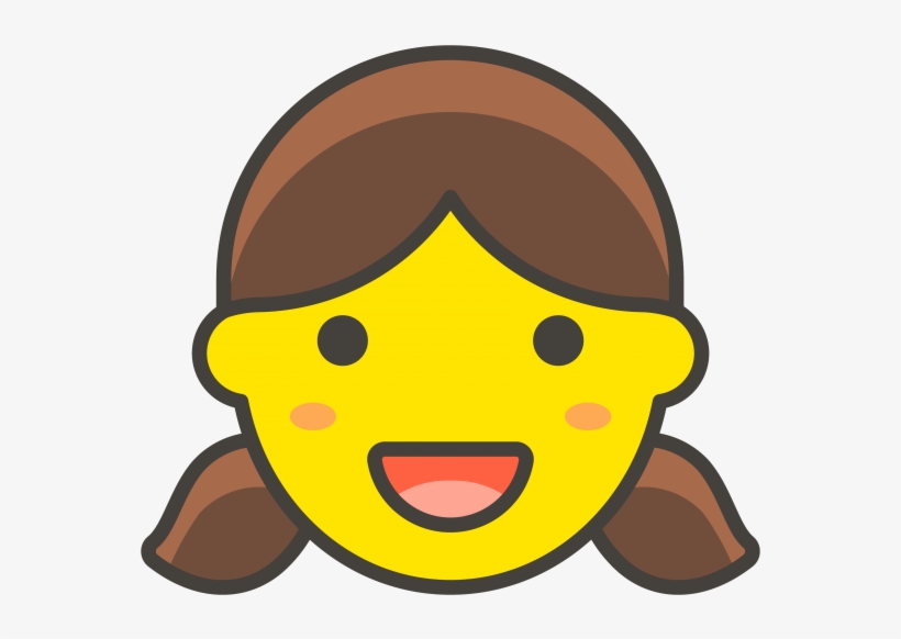 Girl. Emoji Clip Art