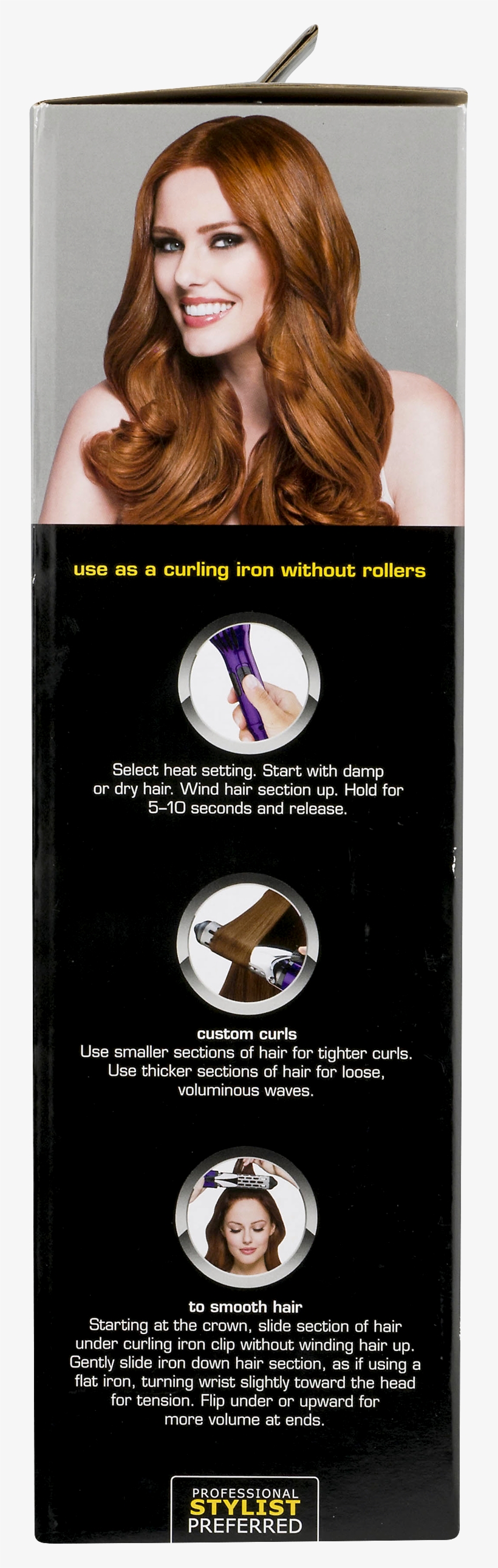 Conair 2-in-1 Hot Air Styling Curl Brush, transparent png #4706610