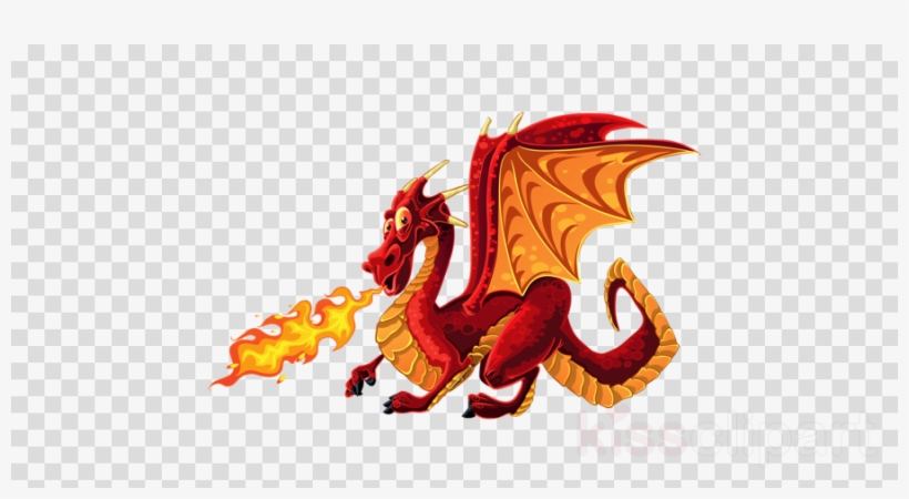 Download Dragon Fire Vector Clipart Stock Photography - Dragon Fire Vector, transparent png #4707564