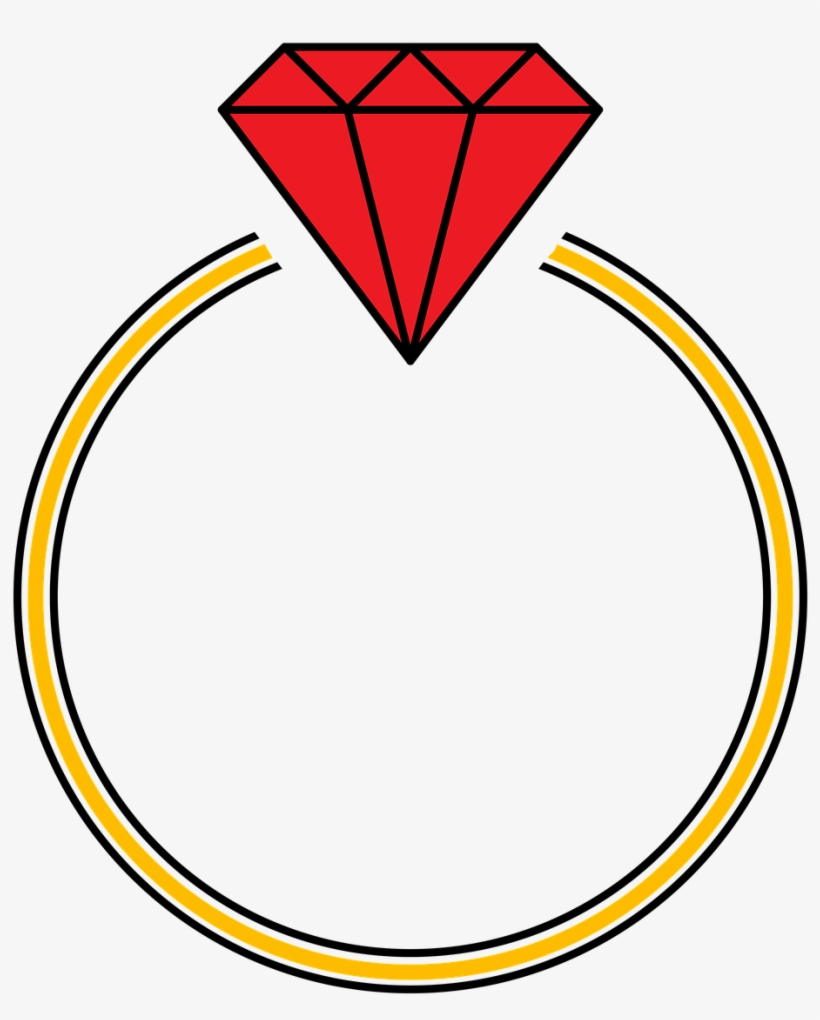 Ring Diamond Red - Basilica Of The Sacred Heart Of Jesus, Pondicherry, transparent png #4707702