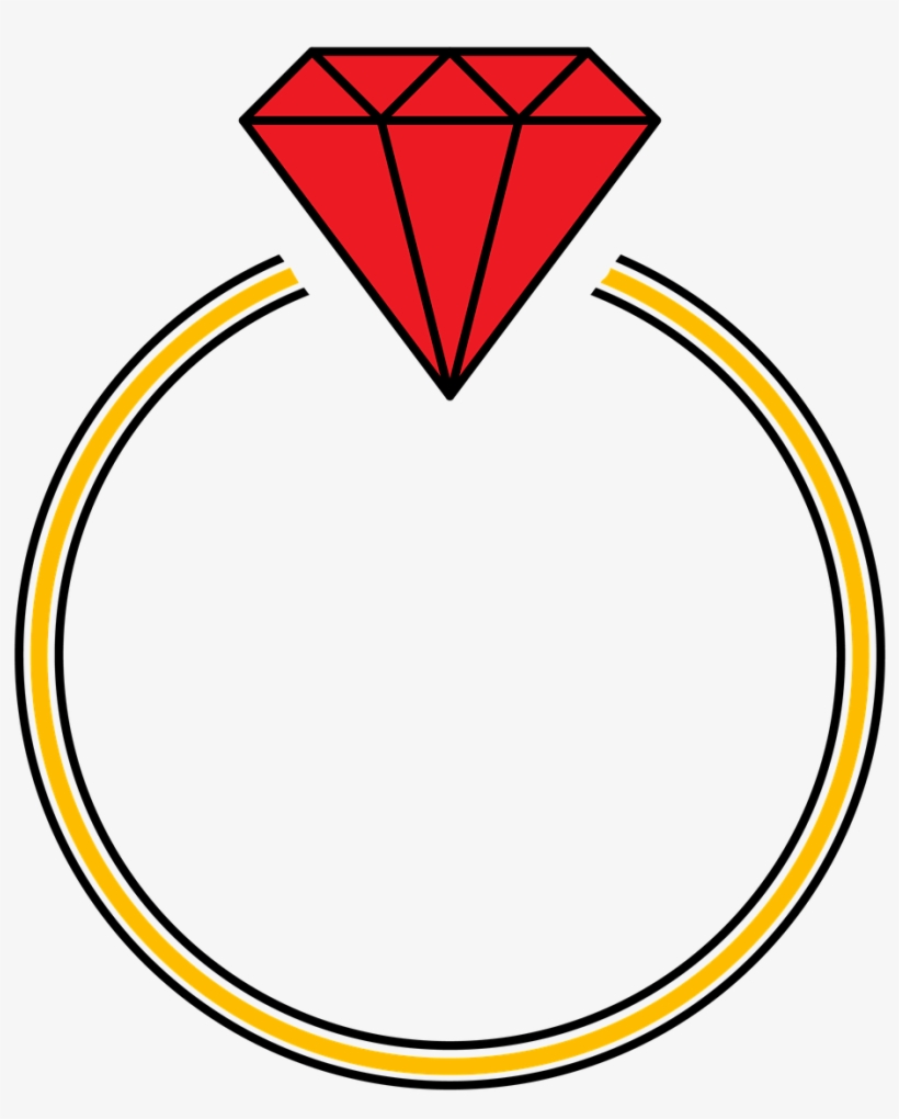 Ring Diamond Red - Basilica Of The Sacred Heart Of Jesus, Pondicherry, transparent png #4707702