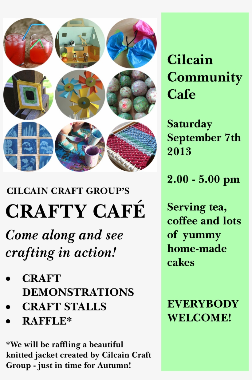 Cilcain Community Café Is Back - Crafts For Kids, transparent png #4708243