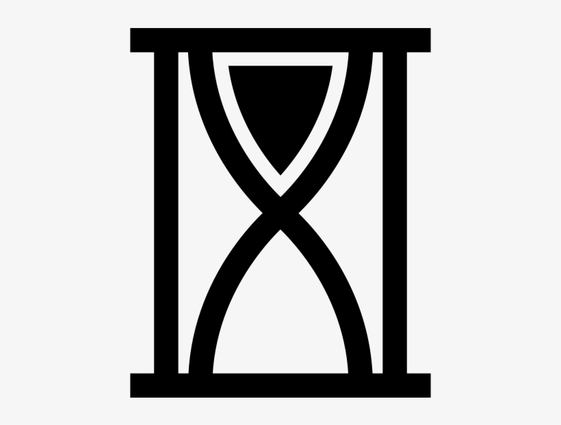 Hour Glass Rubber Stamp - Time Delay Icon, transparent png #4708973