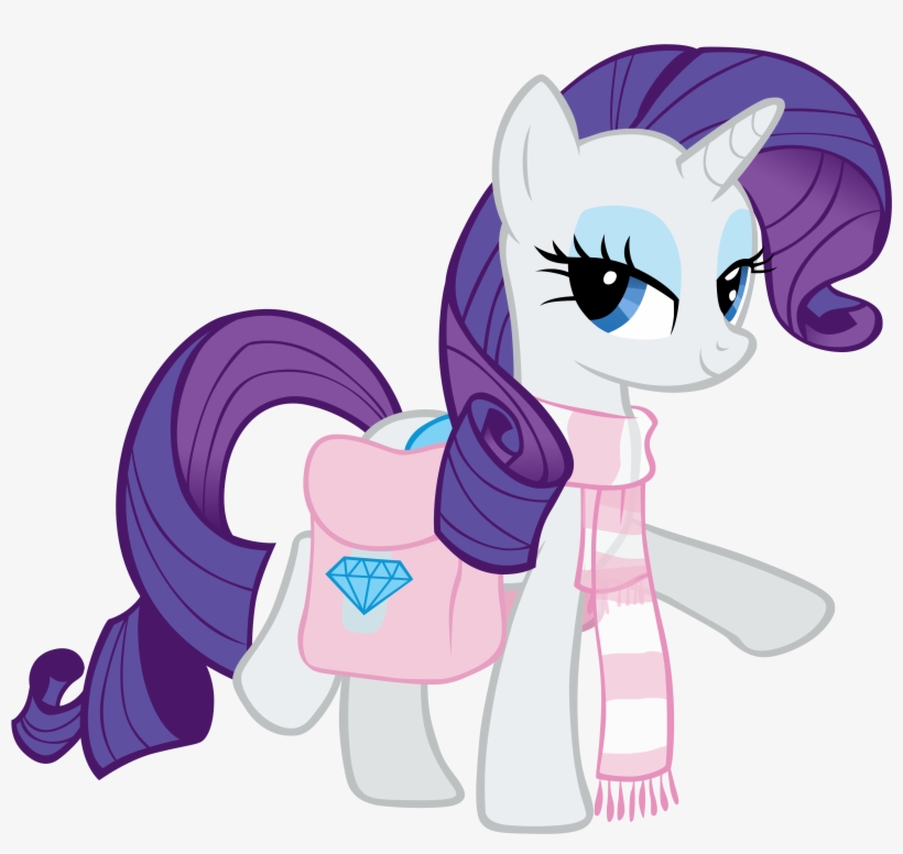 Good Thing I Brought My Scarf By Shellto - Mlp Mane 6 Rarity, transparent png #4709330