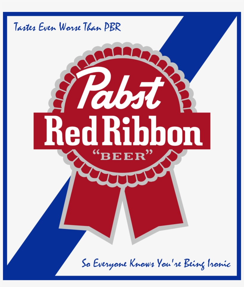 Pabst Blue Ribbon Logo 2018 Free Transparent Png Download Pngkey