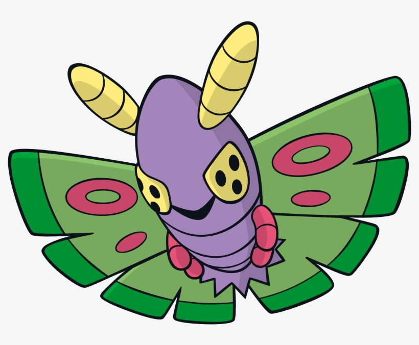 Dustox Global Link Artwork - Pokemon Dustox, transparent png #4709925