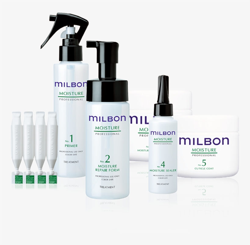Moisture Professional Treatment - Milbon Moisture Replenishing Treatment, transparent png #4710019