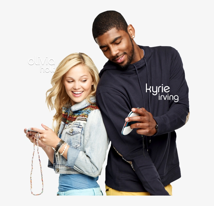 Playmg Partners Olivia Holt And Kyrie Irving Use Their - Kickin It Kyrie, transparent png #4710121