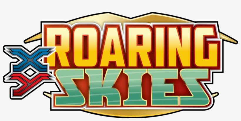 Roaring Skies - Pokemon Roaring Skies Logo, transparent png #4710522