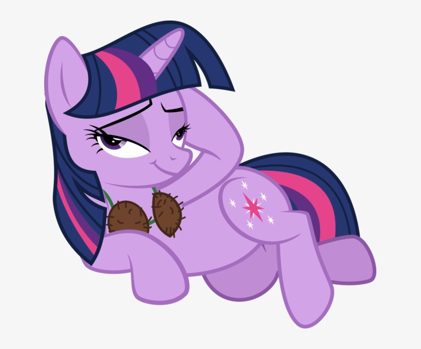 Posted - Mlp Ponies Wearing Coconut Bras, transparent png #4711281