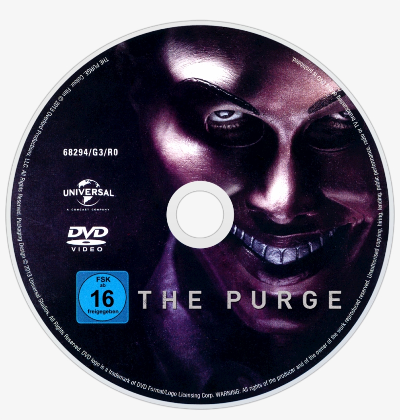 The Purge Bluray - Purge - Dvd, transparent png #4711668