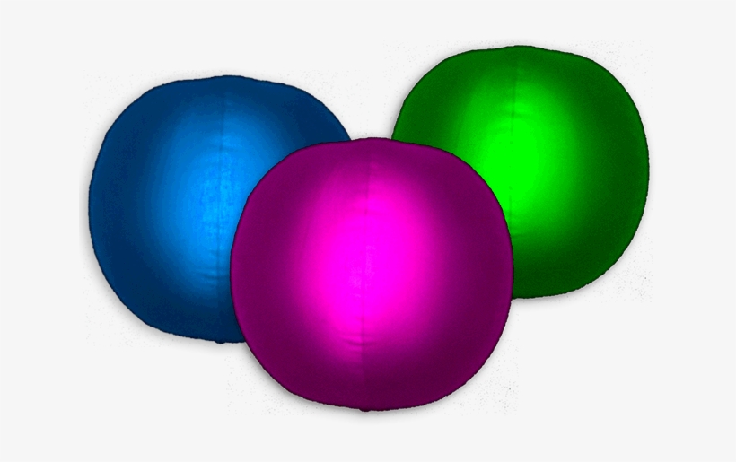Glow In The Dark Beach Ball - Beach, transparent png #4711858
