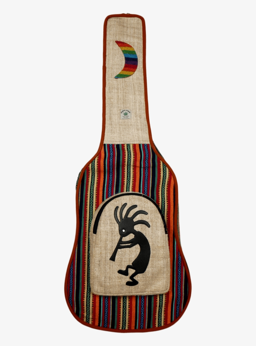 Hemp Guitar Case Kokopelli Design - Nepal, transparent png #4712199
