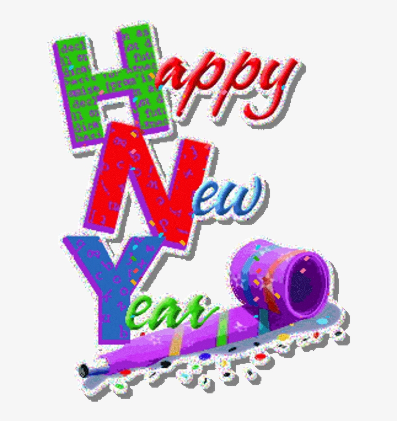 Happy New Year Wallpaper For Mobile - Happy New Year 2018 Gif, transparent png #4712233
