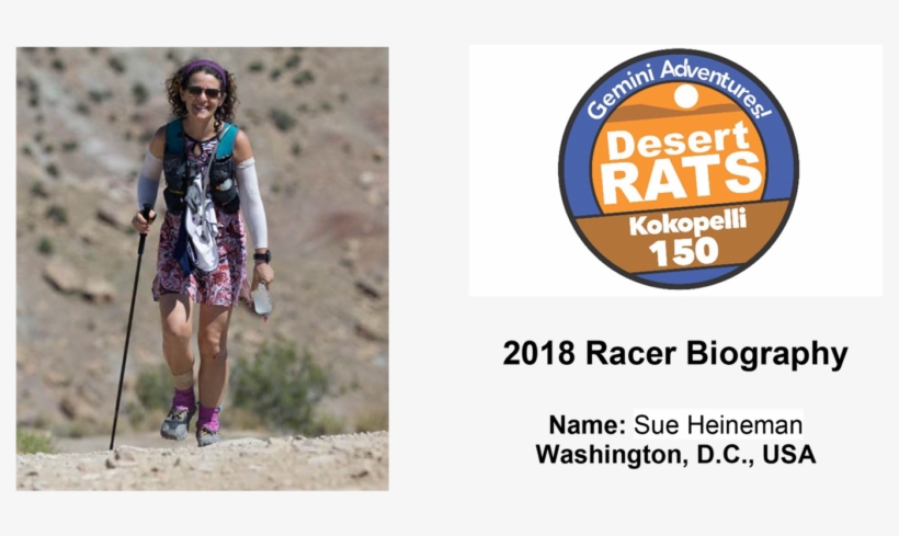 Desert Rats Bio 2018 Sue Heineman - 2018, transparent png #4712365