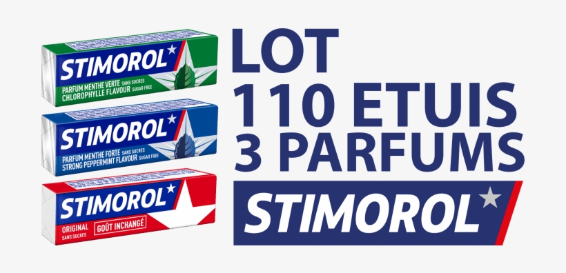 Lot 110 Etuis Stimorol Assortis - Stimorol Wild Cherry Single 14gr, transparent png #4712405