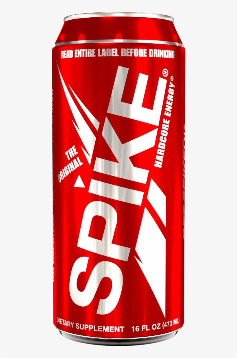 Energy Drinks Png - Spike Energy Drink Red, transparent png #4712509
