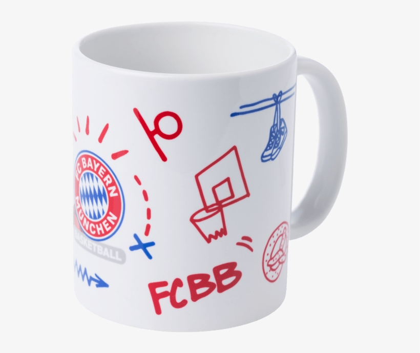 Basketball Mug Scribbles - Fc Bayern Munich, transparent png #4712704