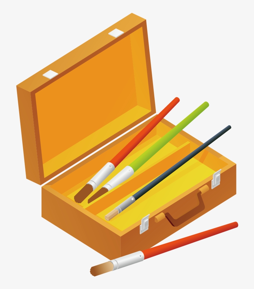 Paintbrush Tool Boxes - Material De Pintura, transparent png #4712786
