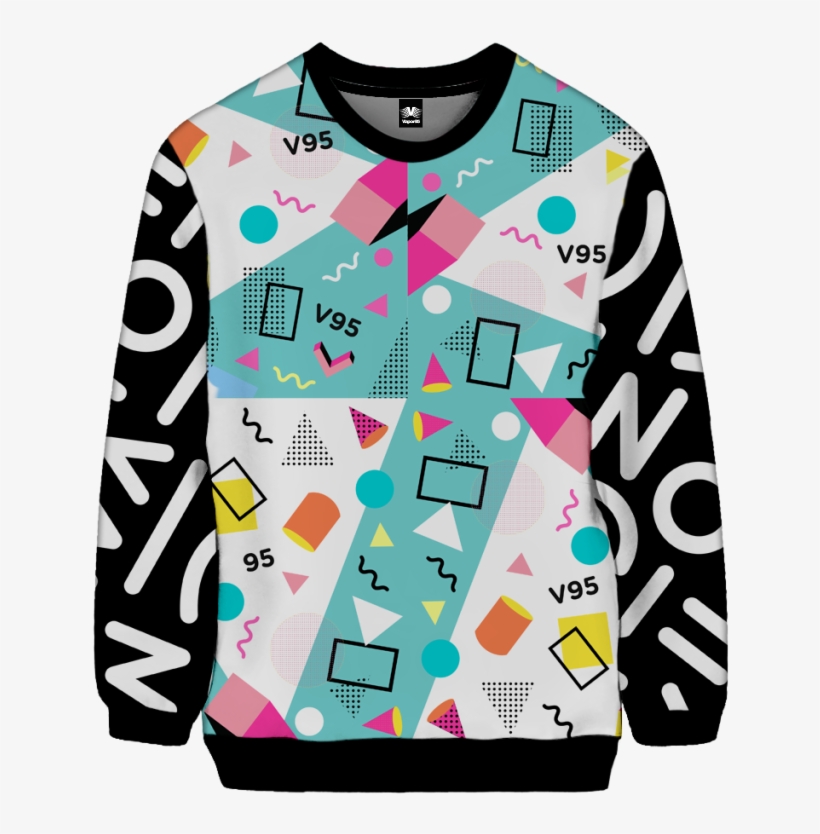 All Over Print Sweatshirt - Sweatshirt, transparent png #4712983
