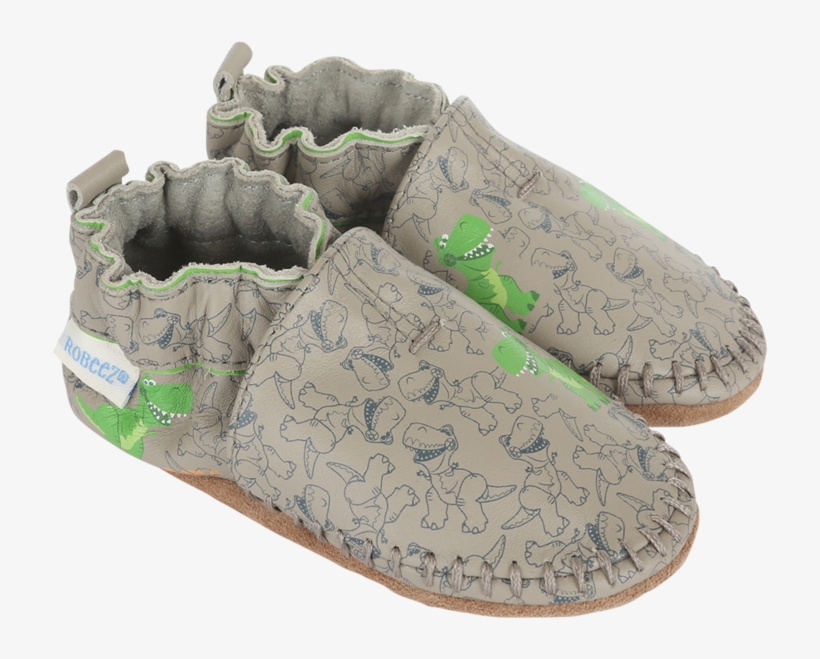 Robeez Toy Story Rex Grey - Robeez Boys' Rex Soft Sole - Gray - 12 - 18 Months, transparent png #4714296