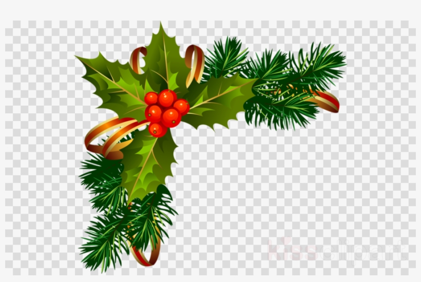 Christmas Frame Png Clipart Borders And Frames Christmas - Christmas Holly Border Png, transparent png #4714560